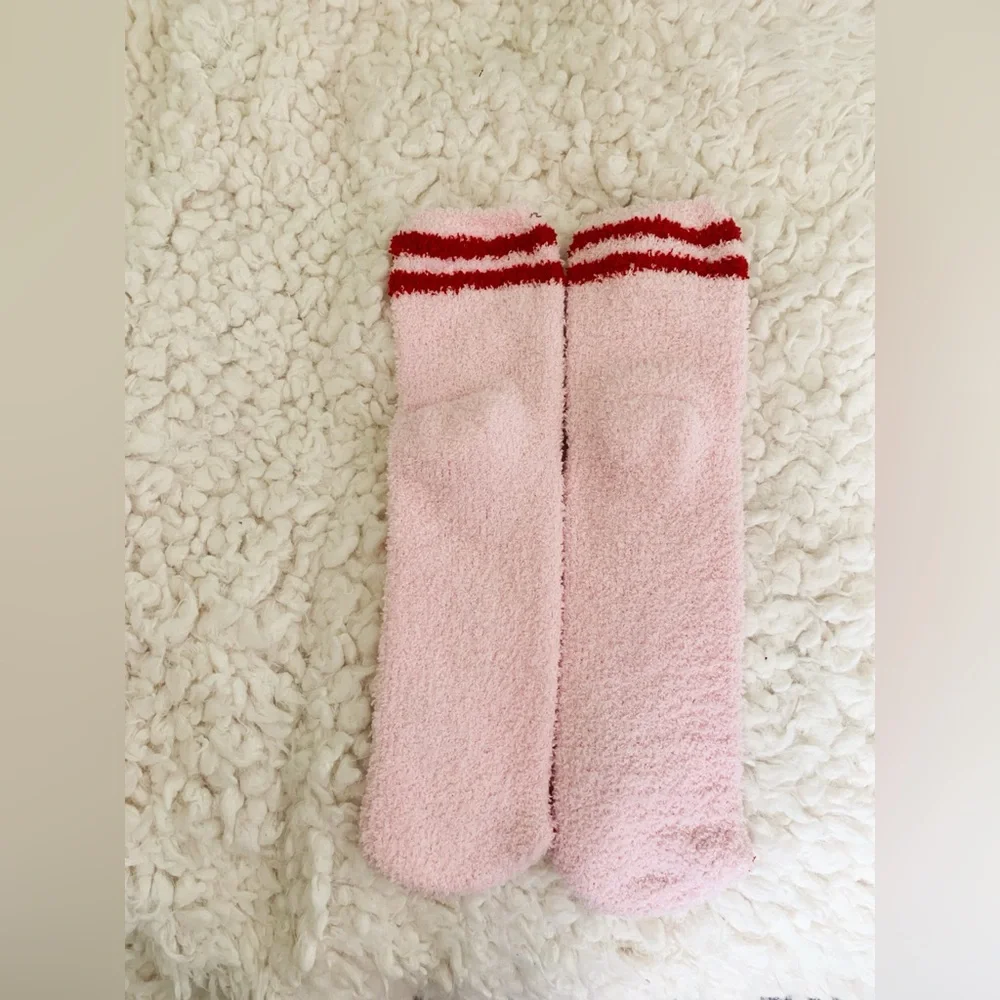 Old Navy Cozy Socks NWOT Chili Pepper Pink and Red 'Hot' Socks OS